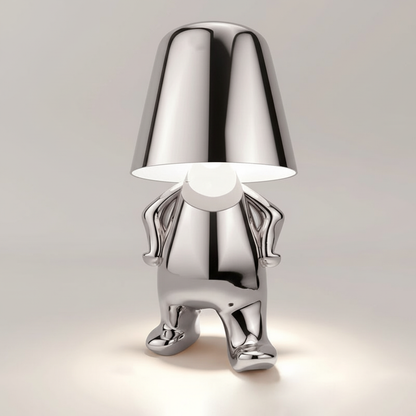 Moderne tafellamp met metalen afwerking - AuraBuddy