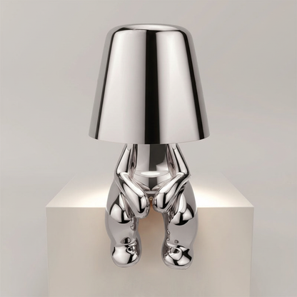 Moderne tafellamp met metalen afwerking - AuraBuddy