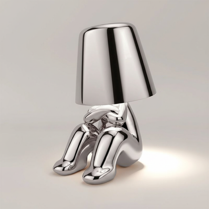 Moderne tafellamp met metalen afwerking - AuraBuddy