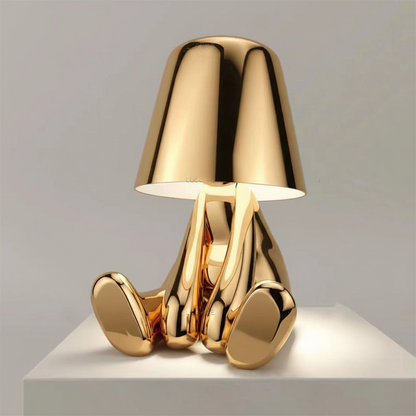 Moderne tafellamp met metalen afwerking - AuraBuddy
