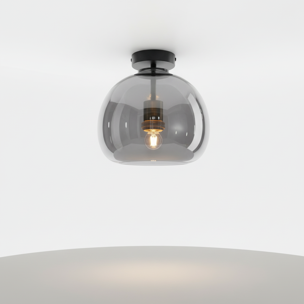 Moderne goudzwarte designlamp - Aurelight