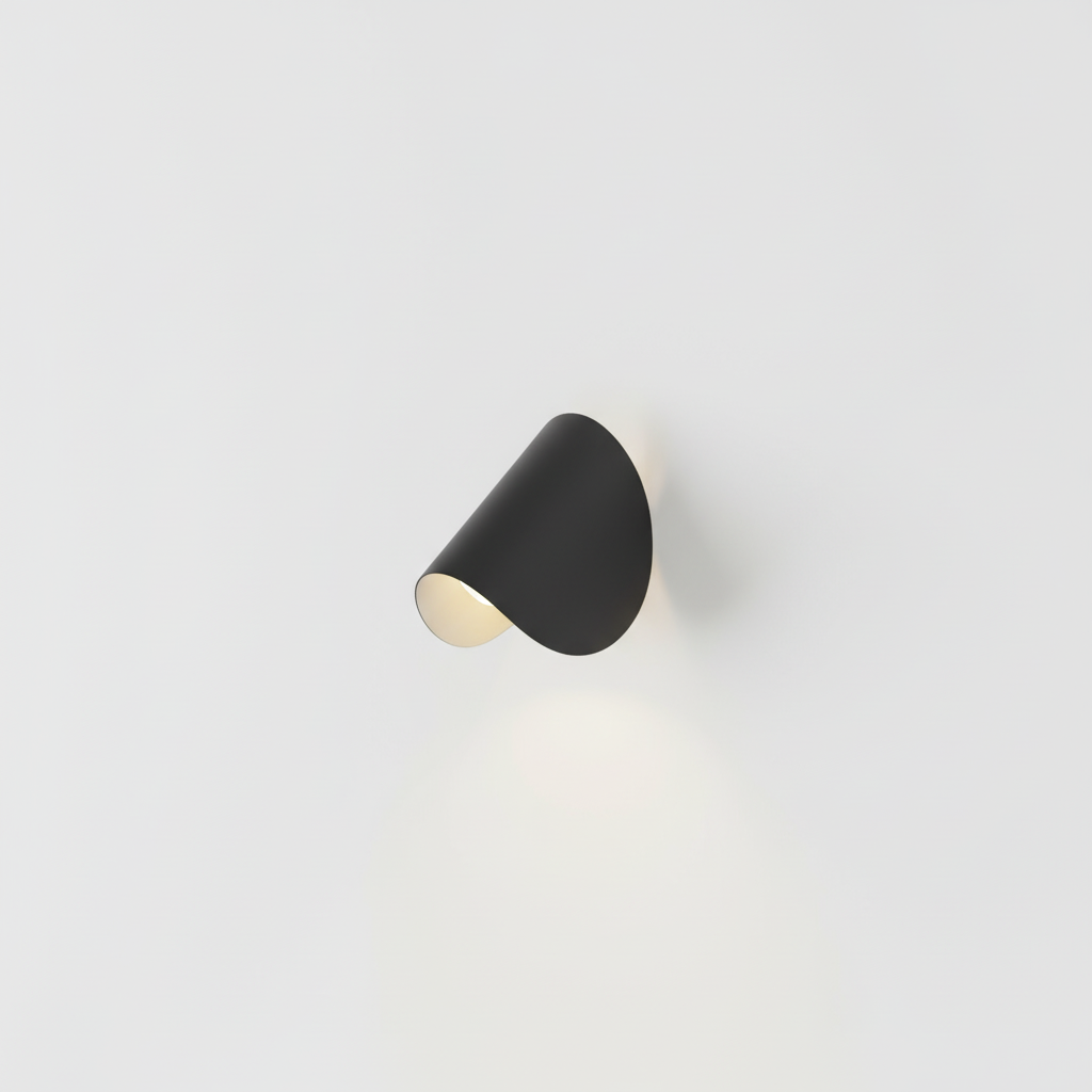 Moderne halfronde wandlamp - Glowario