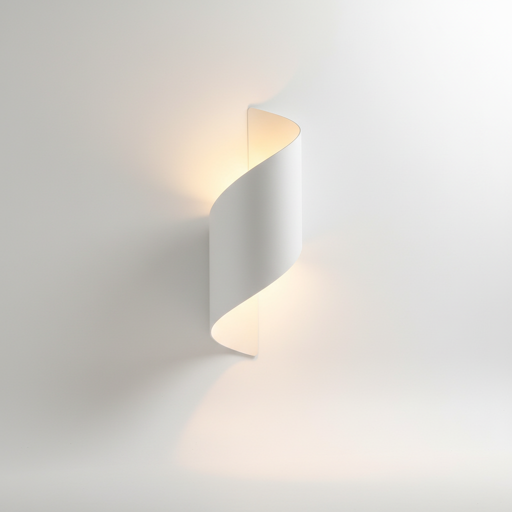 Moderne spiraalvormige muurlamp - Twistify