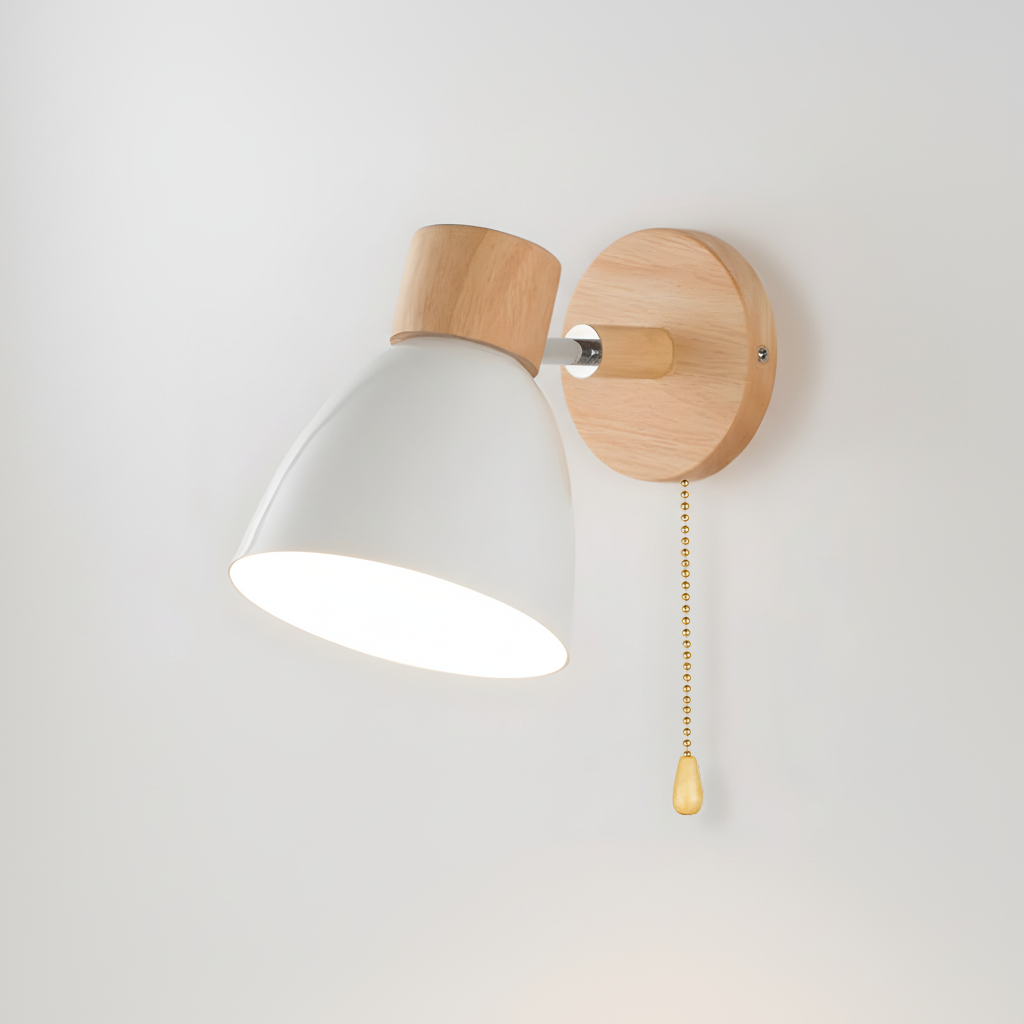 Noordse Houten Wandlamp - WoodLuma