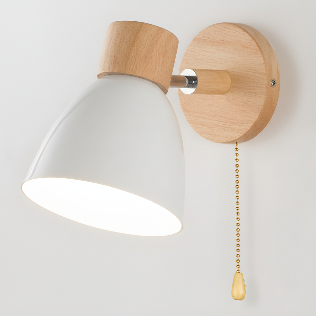 Noordse Houten Wandlamp - WoodLuma