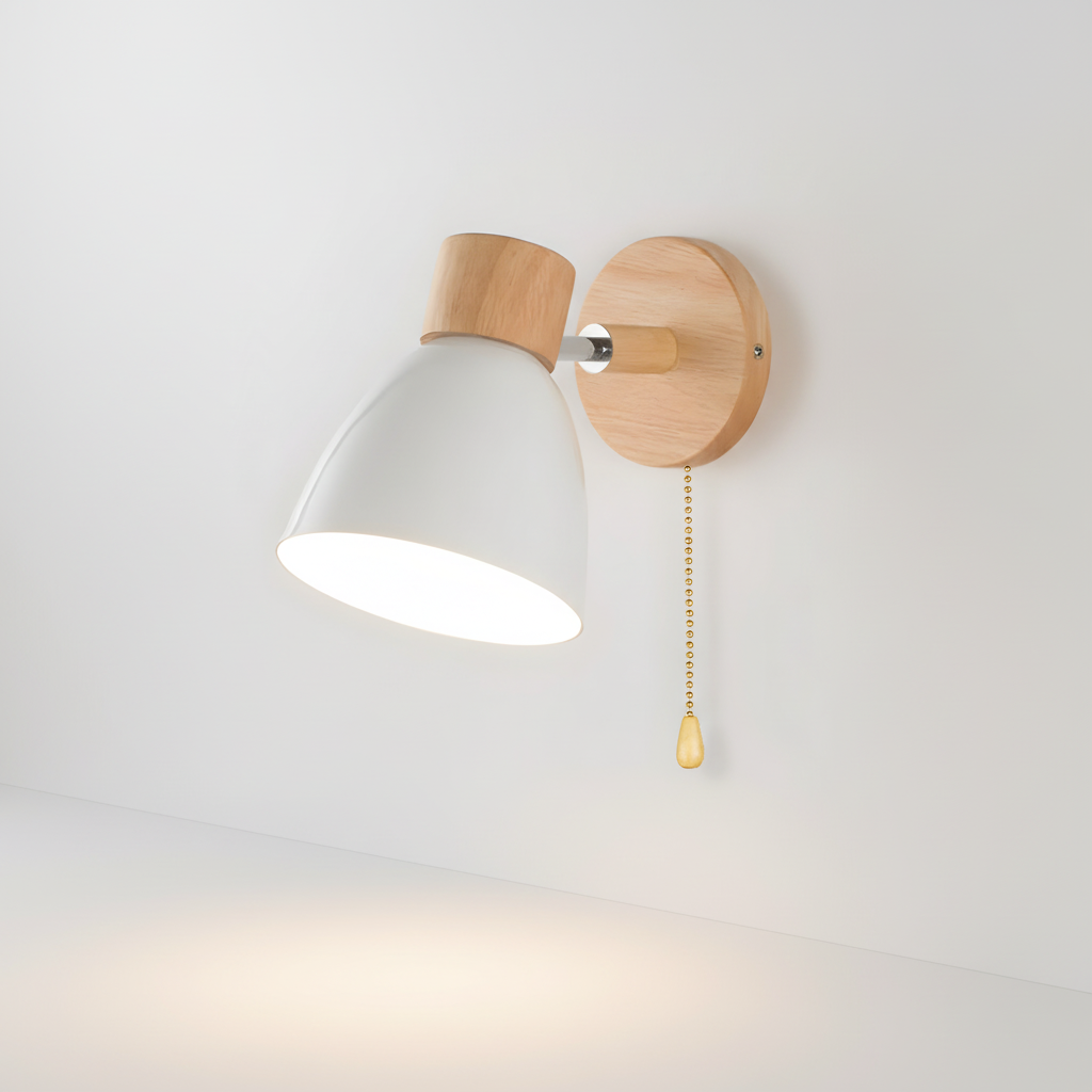 Noordse Houten Wandlamp - WoodLuma