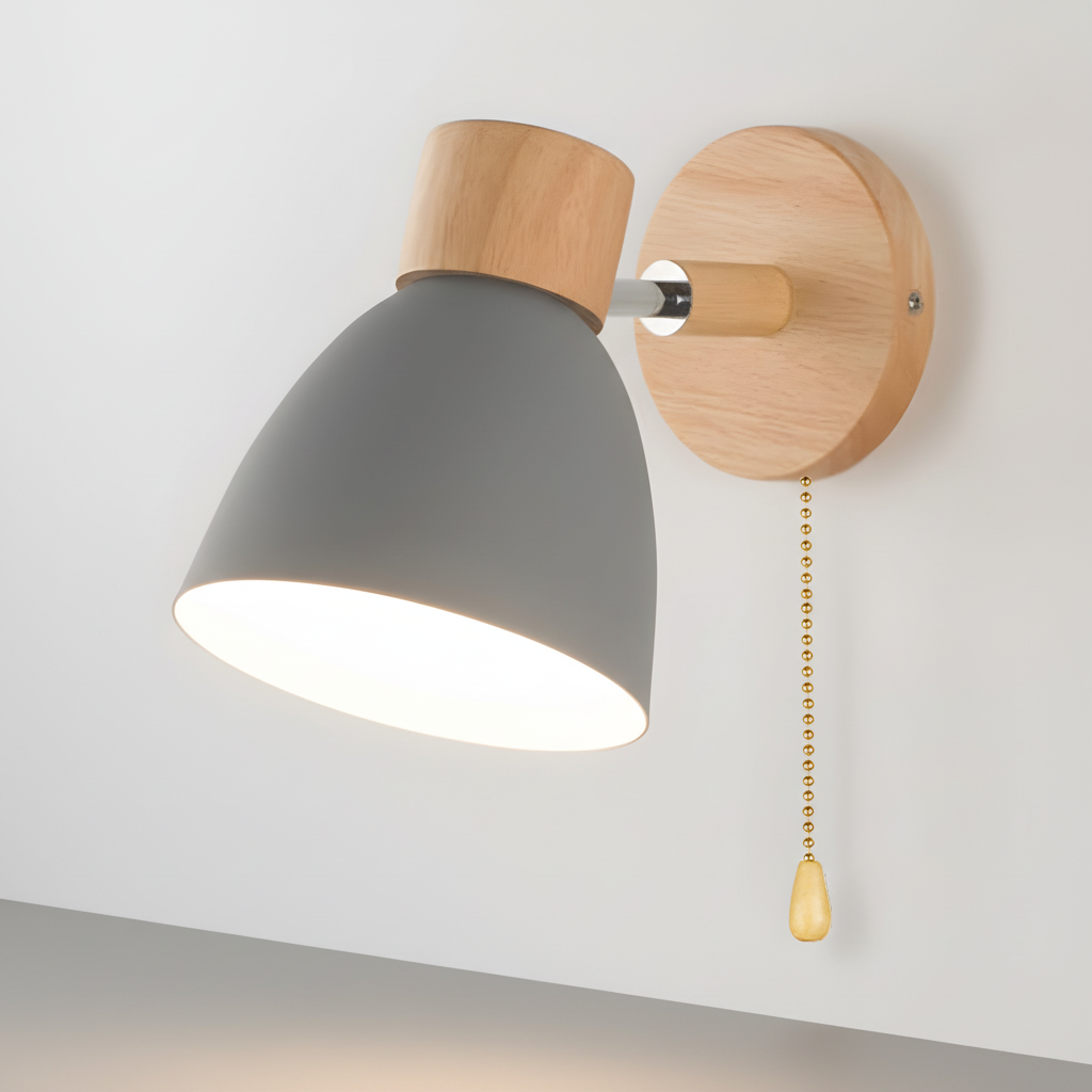 Noordse Houten Wandlamp - WoodLuma