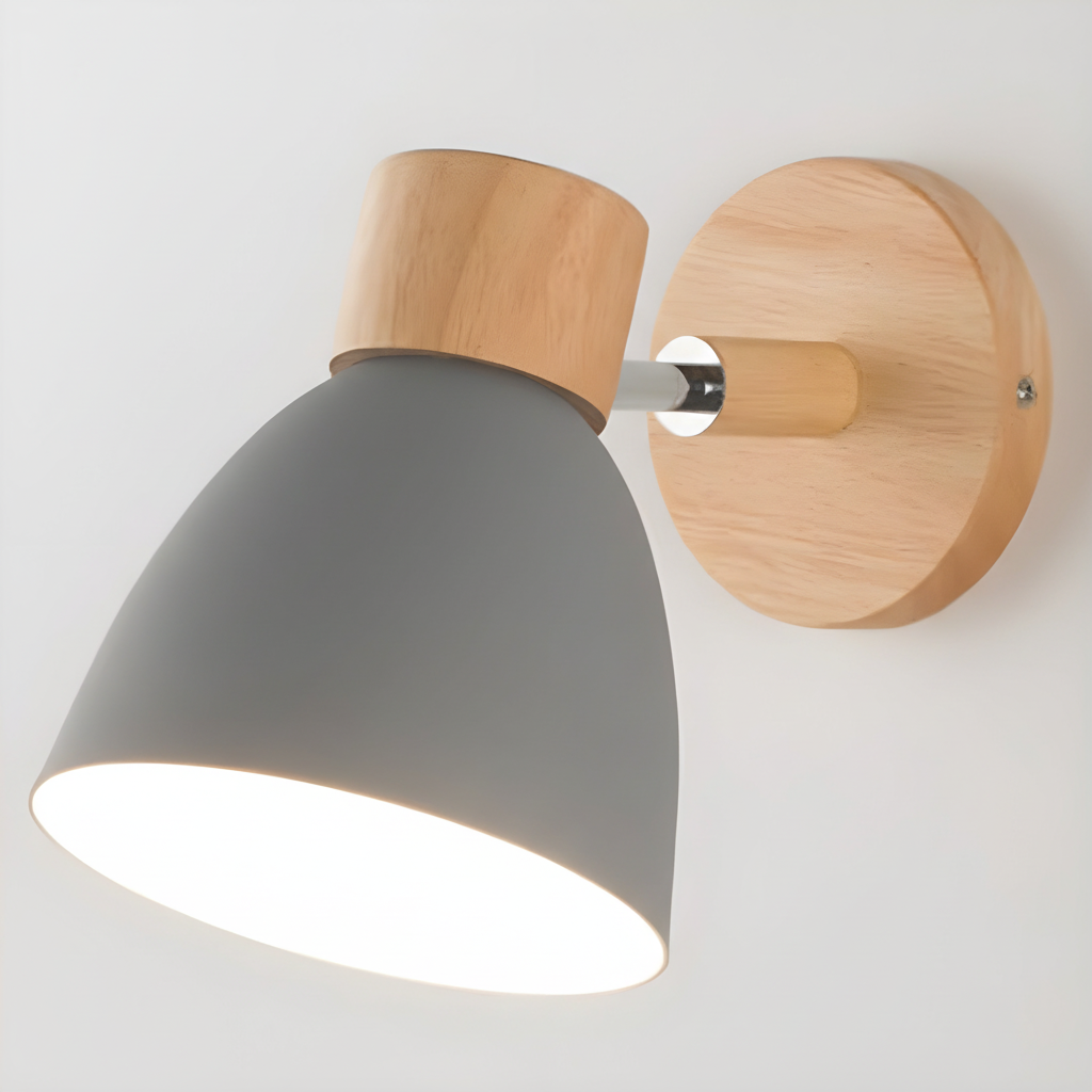 Noordse Houten Wandlamp - WoodLuma