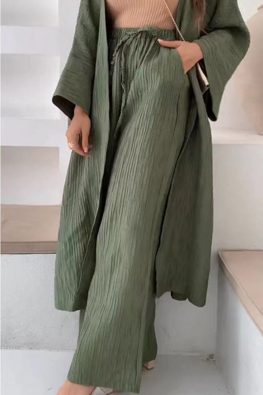 Tweedelige Relax Set met Vest en Broek – Alizéa