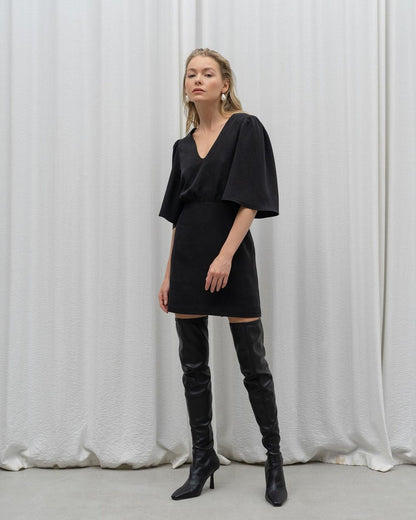 Women Satin Backless Dress