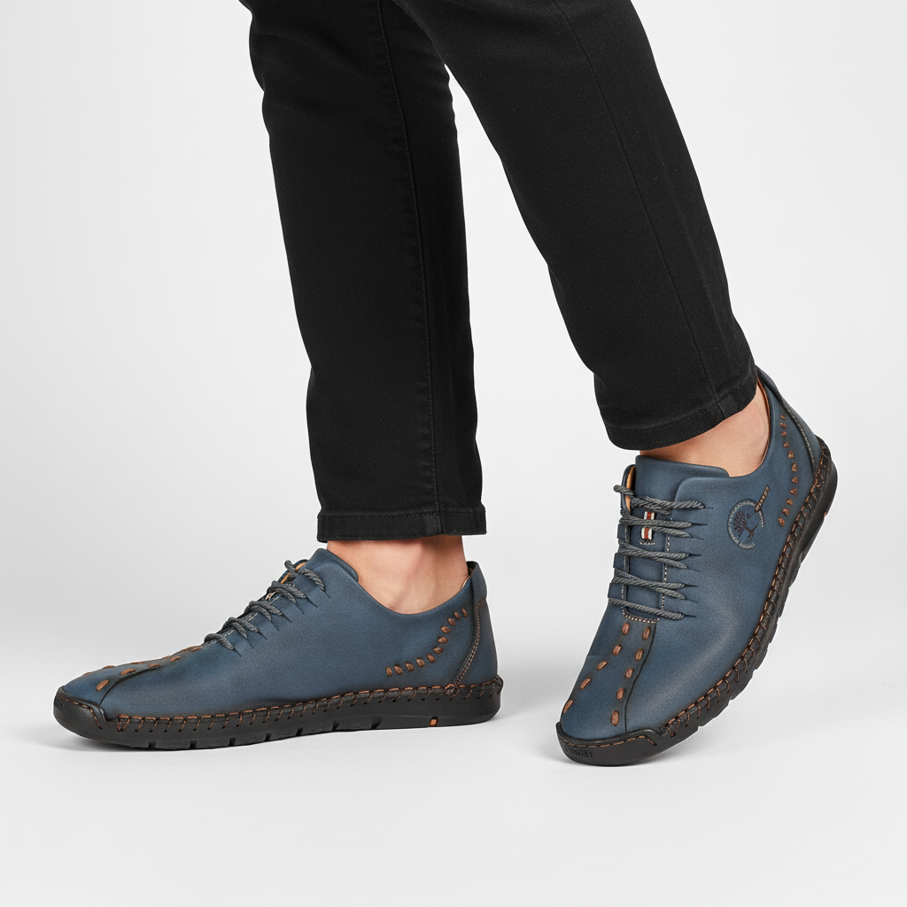 Orthopedische Heren Sneaker van Leer - Raymond