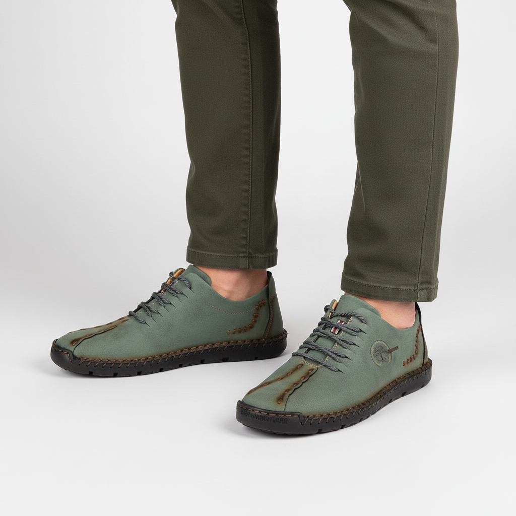 Orthopedische Heren Sneaker van Leer - Raymond