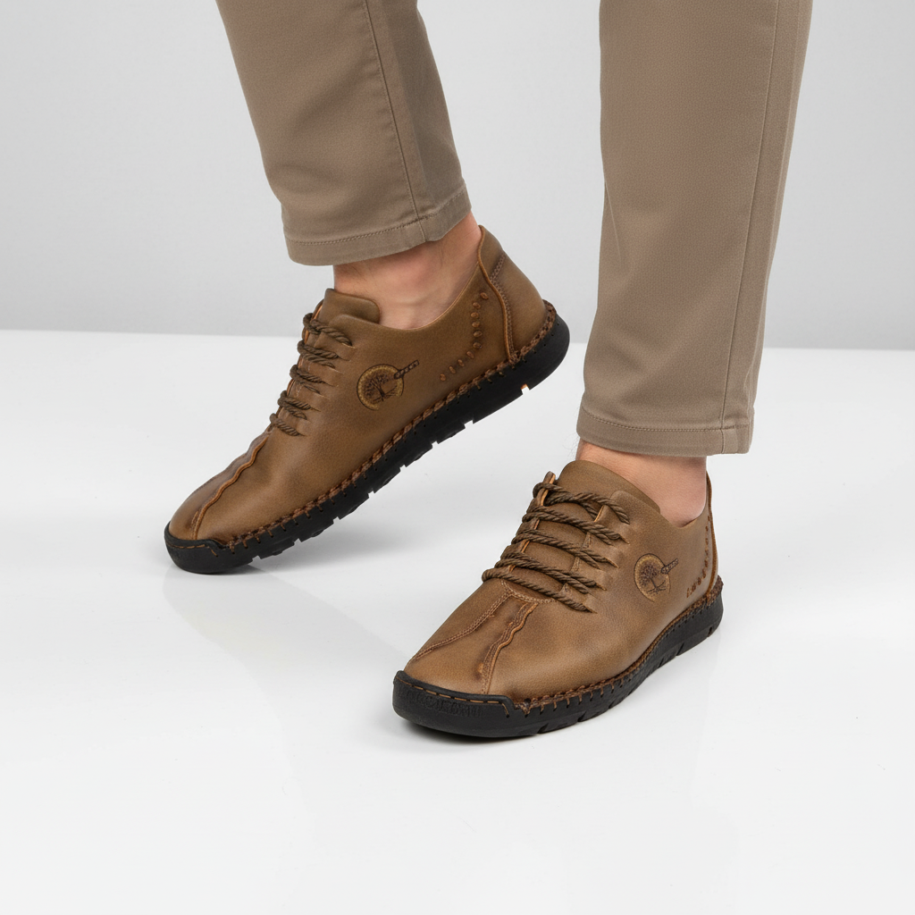 Orthopedische Heren Sneaker van Leer - Raymond