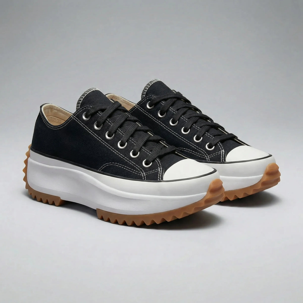 Plateau-sneaker met vetersluiting - Evelyn