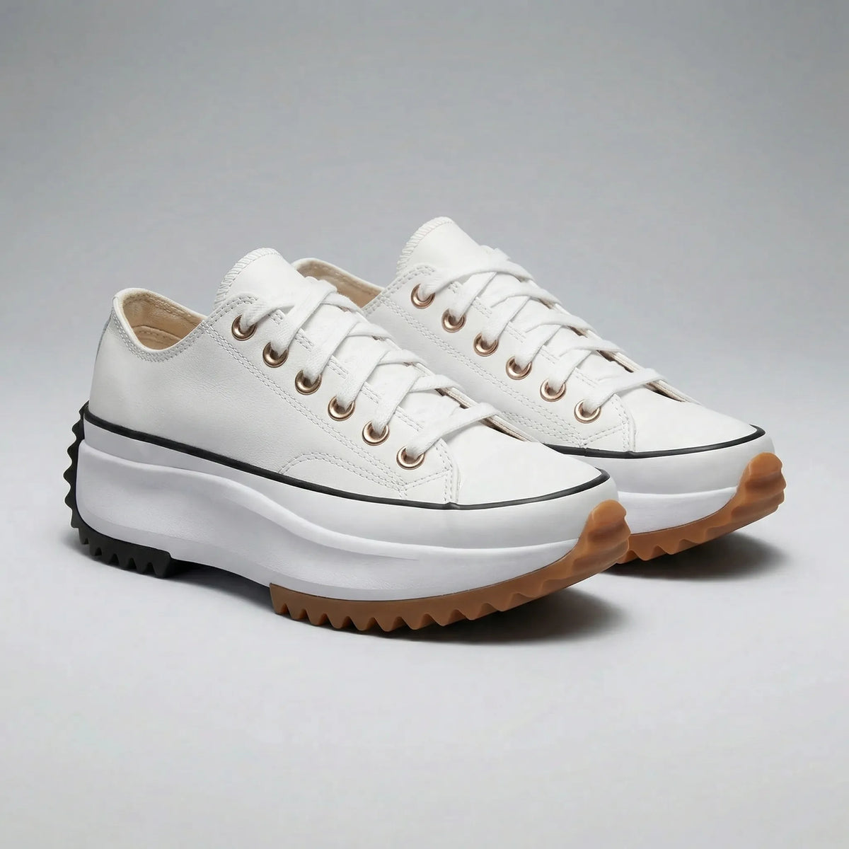 Plateau-sneaker met vetersluiting - Evelyn