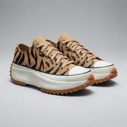 Plateau-sneaker met vetersluiting - Evelyn