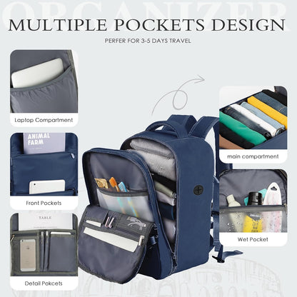 Reisrugzak met laptopvak - Handbagage