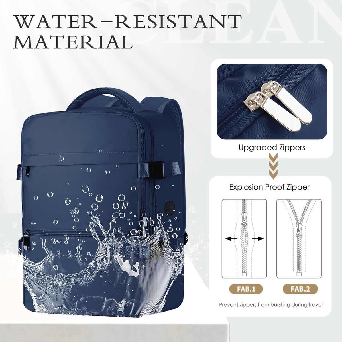 Reisrugzak met laptopvak - Handbagage