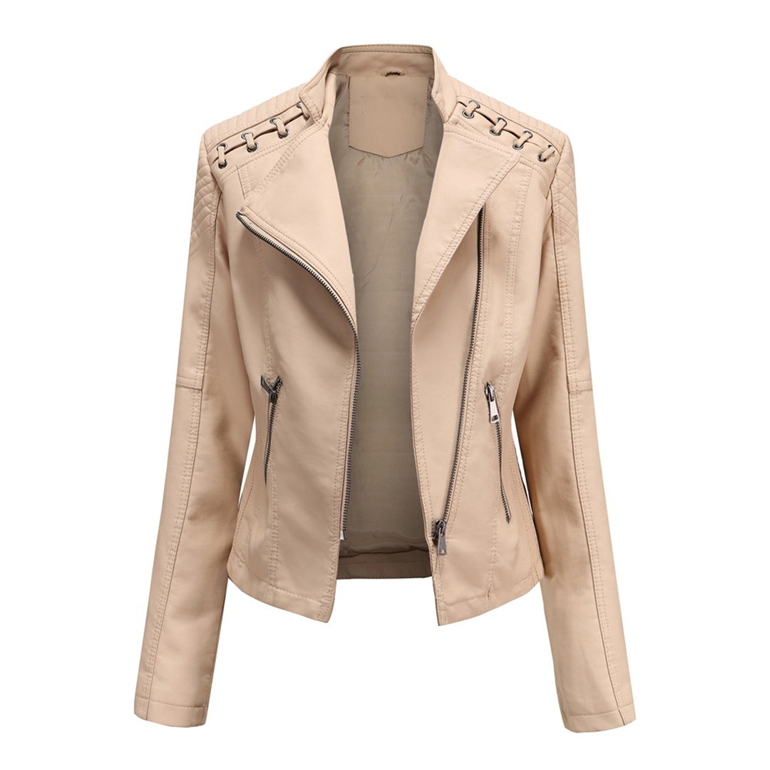 Elani - Trendy Leren Jack voor Dames