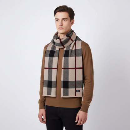 Reine Wolken Fluffy Heren Sjaal - WrapNoble