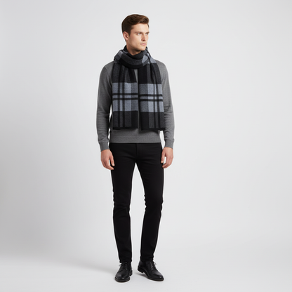 Reine Wolken Fluffy Heren Sjaal - WrapNoble