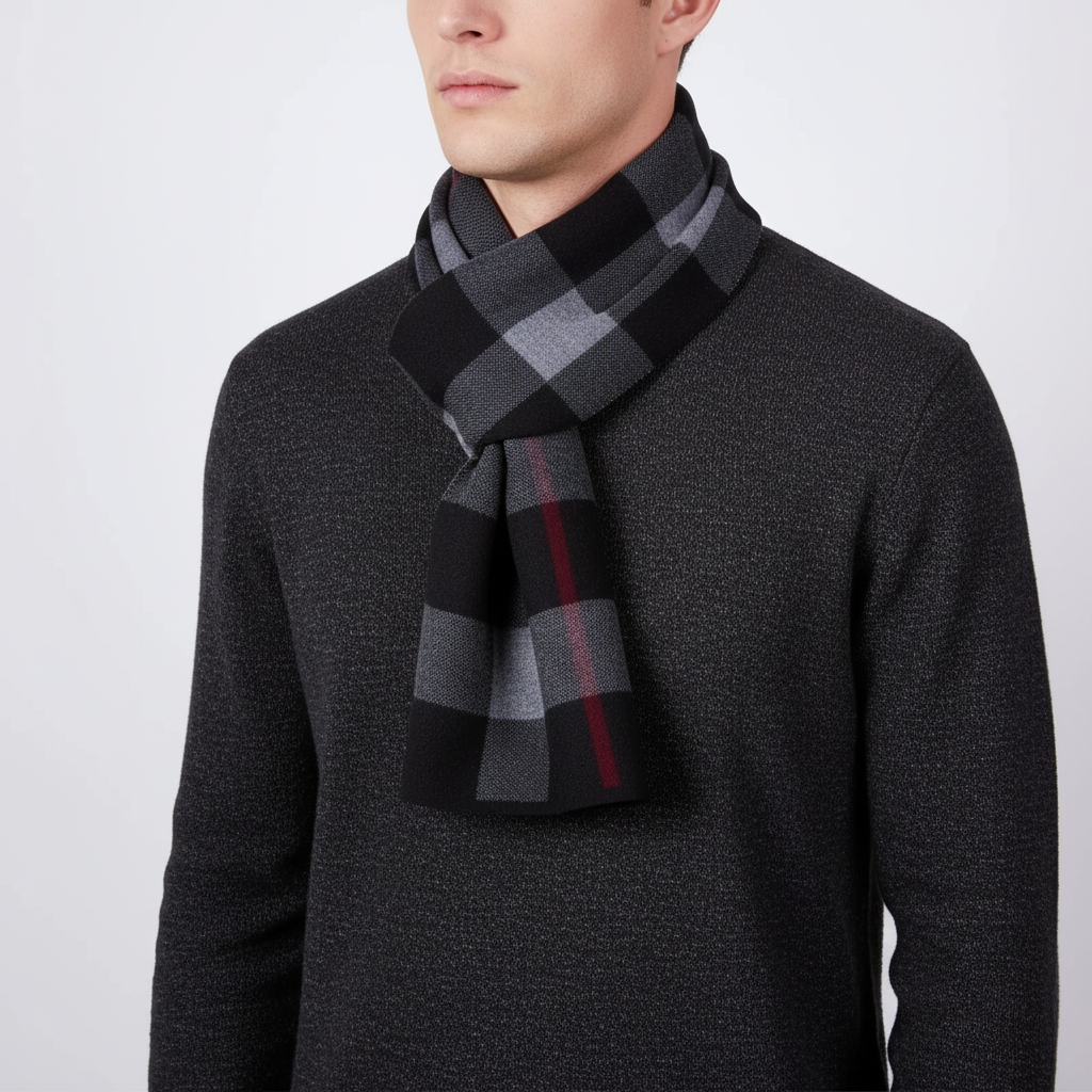 Reine Wolken Fluffy Heren Sjaal - WrapNoble