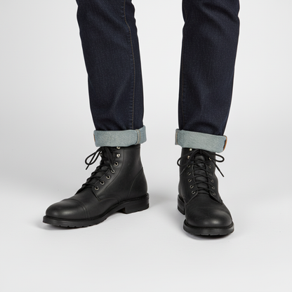 Retro-Leren Schoenen Voor Heren - Leonard