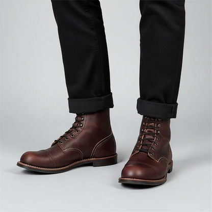 Retro-Leren Schoenen Voor Heren - Leonard