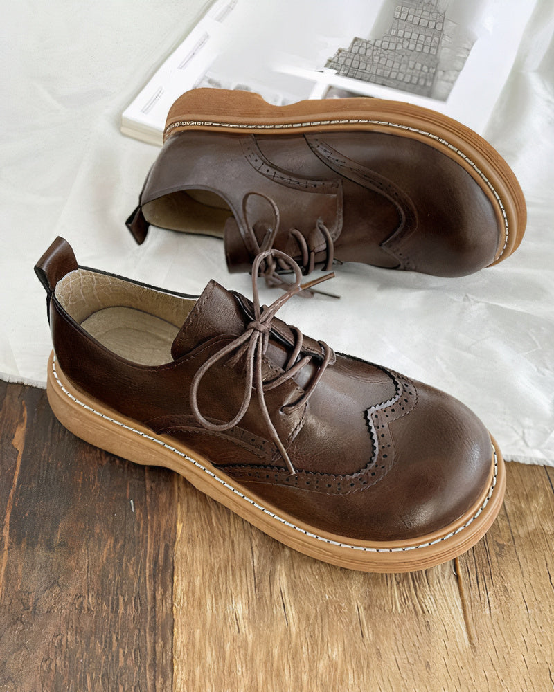 Retro Oxford Dames Veterschoen - Dakota