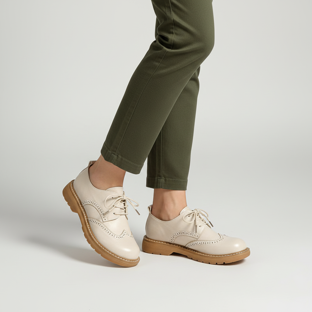 Retro Oxford Dames Veterschoen - Dakota