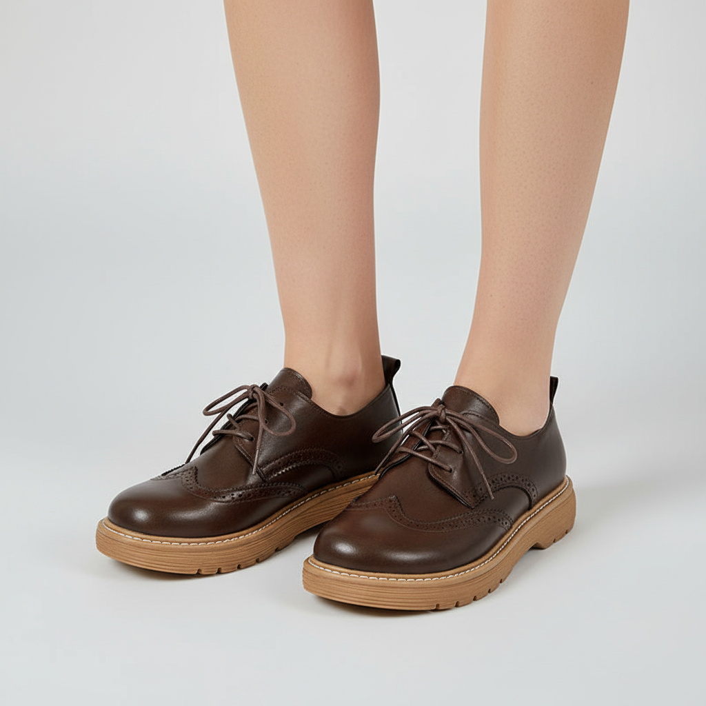 Retro Oxford Dames Veterschoen - Dakota