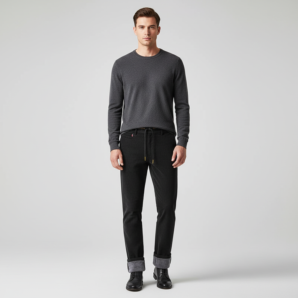 Ribflor-Broek met Fleece - Günter