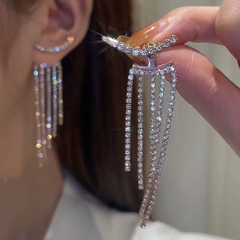 Korean Tassel Long Fashion Earrings