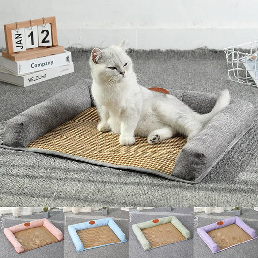 Summer Cat Bed Cooling Pet Mat
