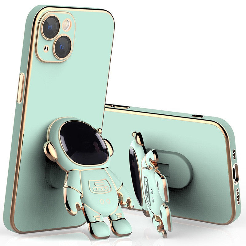 Astronaut Phone Case For iPhone 13 12 Mini 11 Pro XS Max X XR 6 6S 7 8 Plus SE2 13 Luxury Square Soft Cover