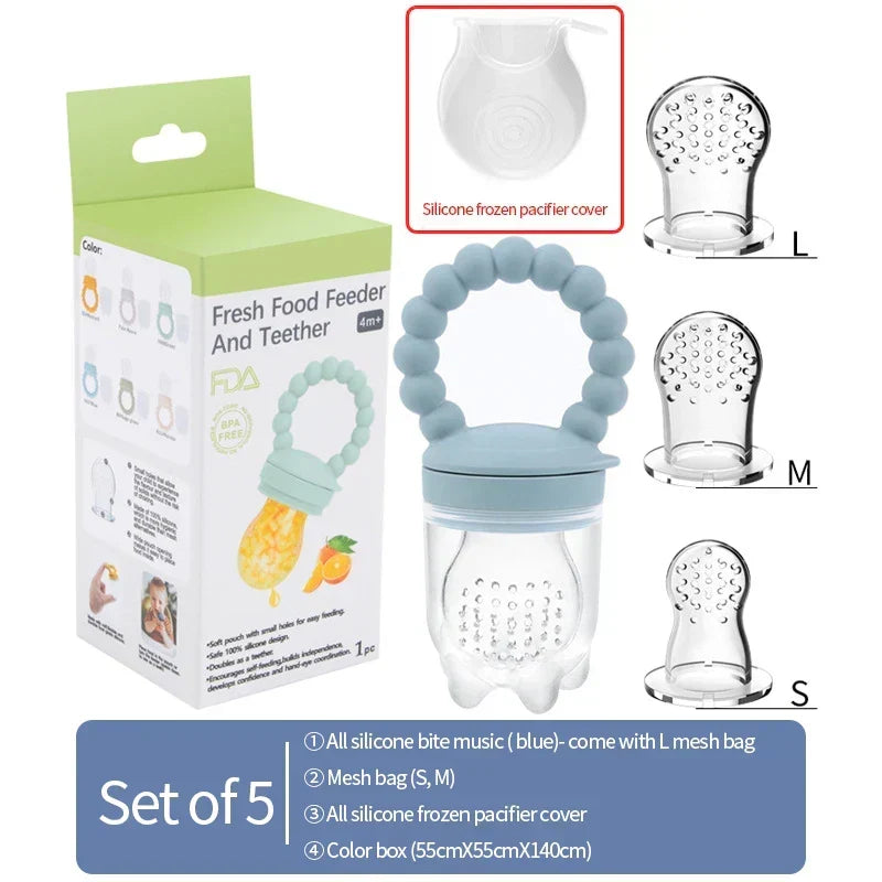 Fruit-speen voor baby's – veilig kauwen & zelfstandig leren eten (1+1 GRATIS actie)