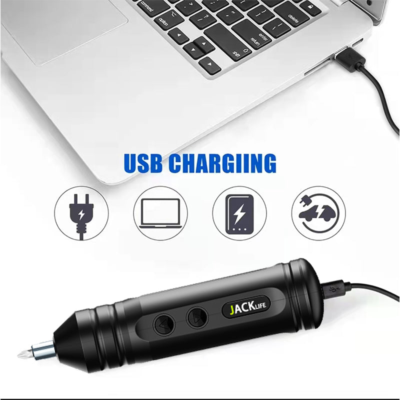 Portable Mini Electric Screwdriver Smart Cordless Automatic Screwdriver Multi-function Bits Portable Power Tools Set