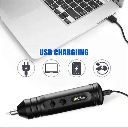 Portable Mini Electric Screwdriver Smart Cordless Automatic Screwdriver Multi-function Bits Portable Power Tools Set