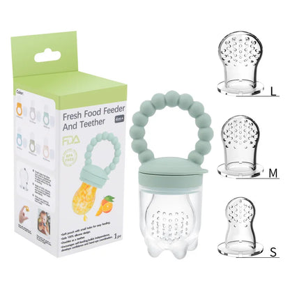 Fruit-speen voor baby's – veilig kauwen & zelfstandig leren eten (1+1 GRATIS actie)