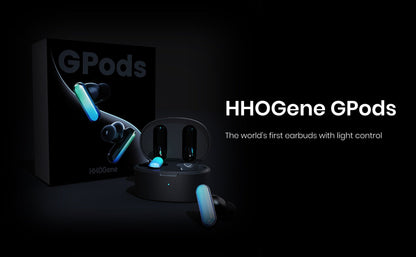 Air Pods With Light Control Bluetooth RGB Headphones
