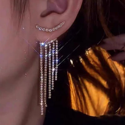 Korean Tassel Long Fashion Earrings