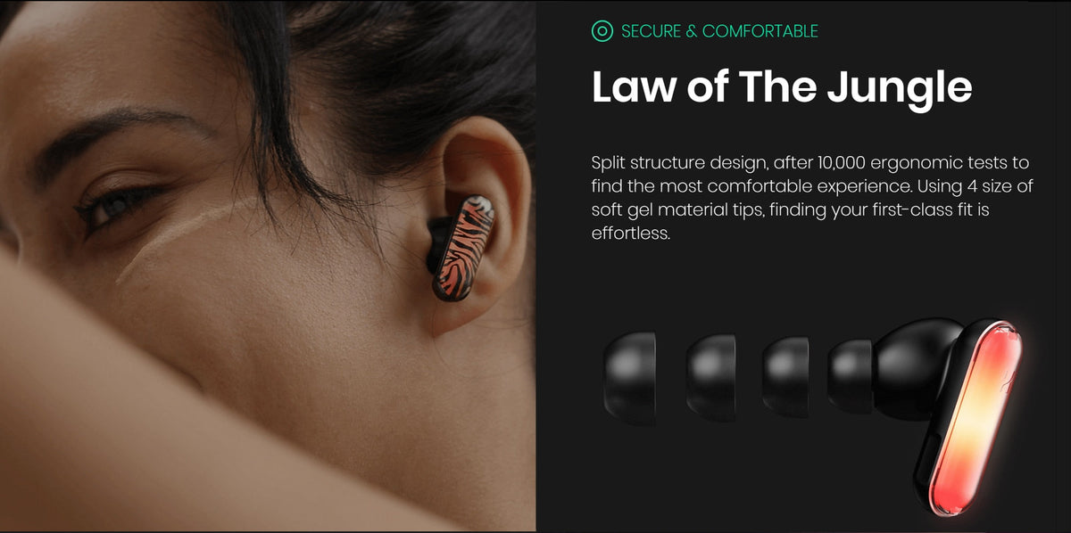 Air Pods With Light Control Bluetooth RGB Headphones