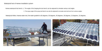 Solar Roof tiles photovoltaic with tile roof solar mounting bracket for photovoltaic tile system 30w