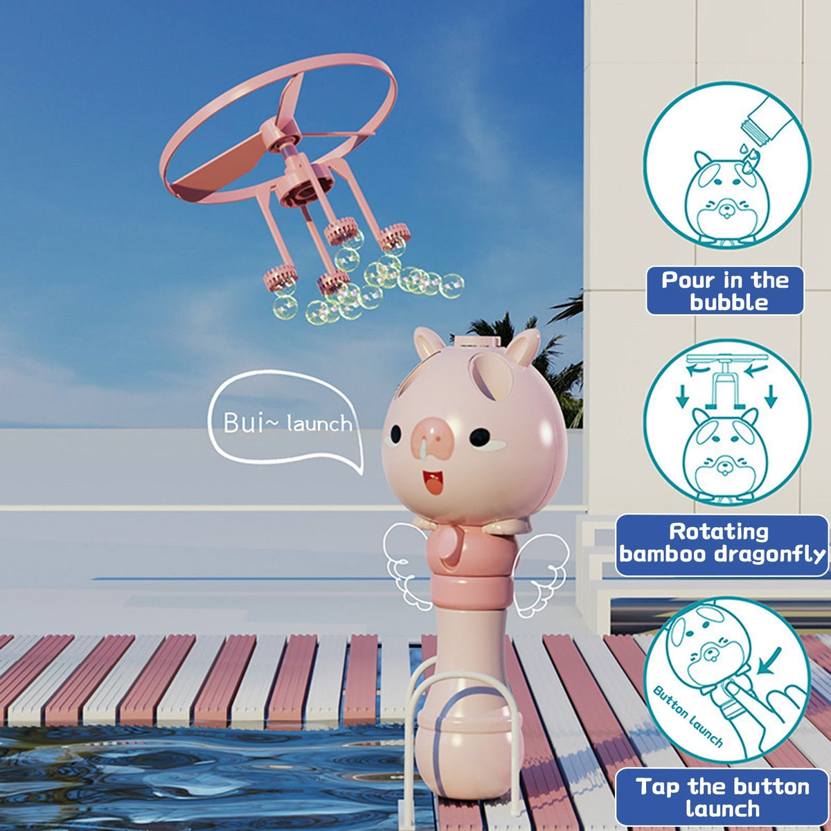 Flying Bubble Toy