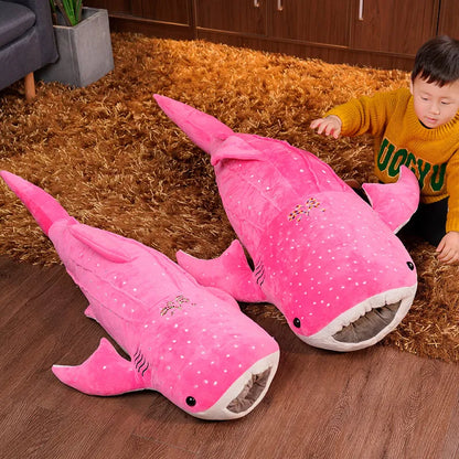 Knuffeldier walvishaai XXL van zacht pluche voor kinderen en volwassenen – Lumo