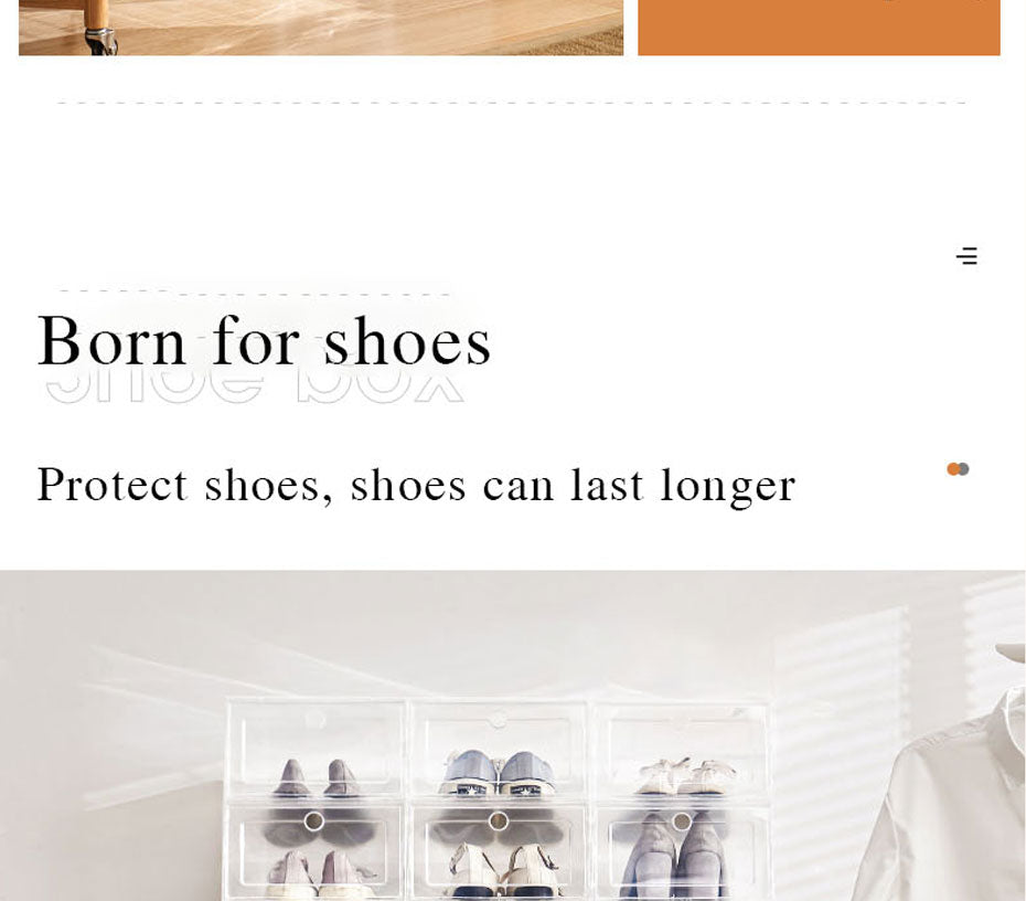 Shoes Storage 6pcs/Set Fold  Shoe Box