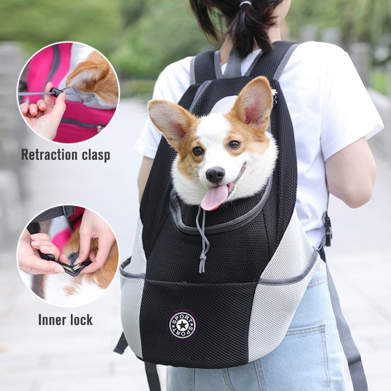 Pet Dog Carrier Bag Travel Backpack