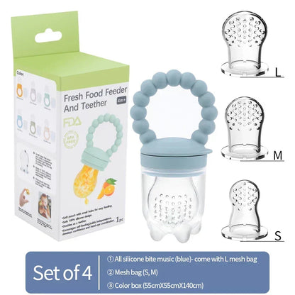 Fruit-speen voor baby's – veilig kauwen & zelfstandig leren eten (1+1 GRATIS actie)