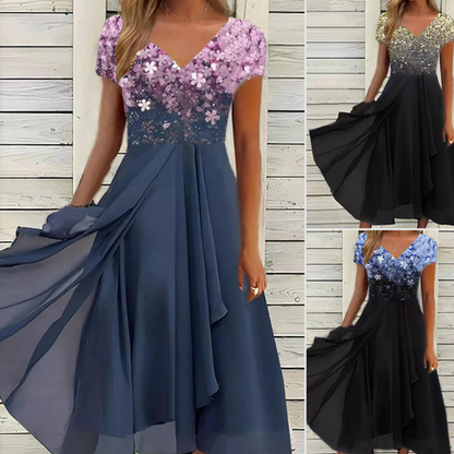 Luchtige Zomerjurk met Glamoureuze Look – Soraya