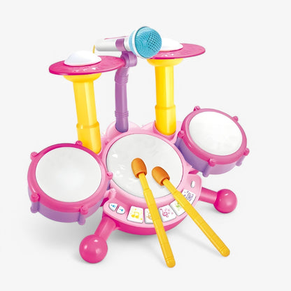Interactief leer-drumstel met microfoon voor peuters – RhythmusSpaß Mini